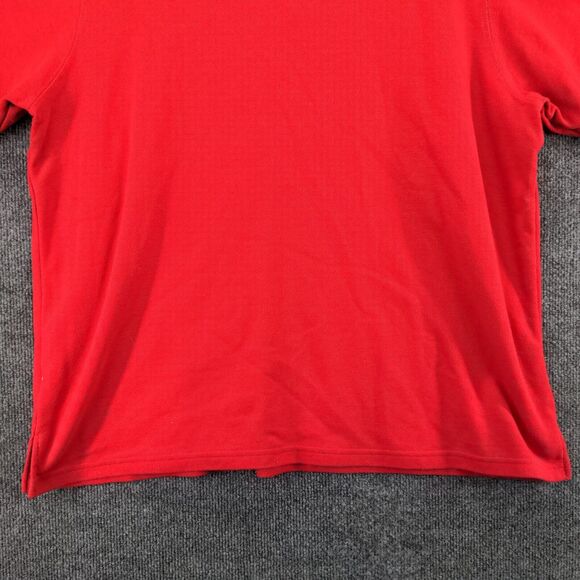 Coca-Cola Mens Uniform Crew Polo Shirt Red Plus Size 26W/28W Short Sleeve - Picture 7 of 13